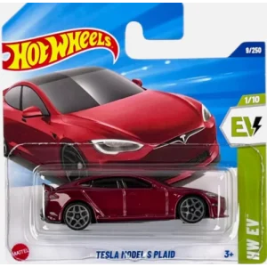 MATTEL Kisautó Hot Wheels Tesla Model S Plaid
