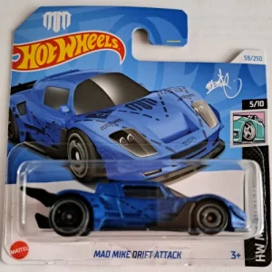 MATTEL Kisautó Hot Wheels Mad Mike Drift Attack